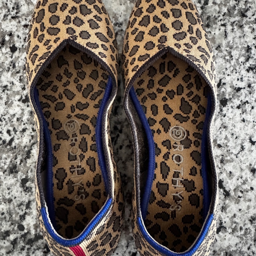 Rothy's  Leopard Print Flats